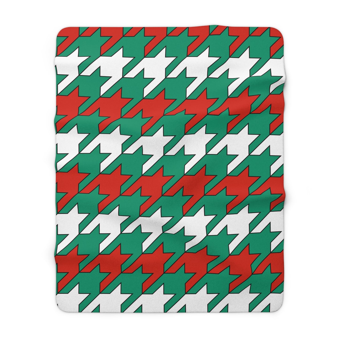 Bulgaria Retro Houndstooth Blanket Throw