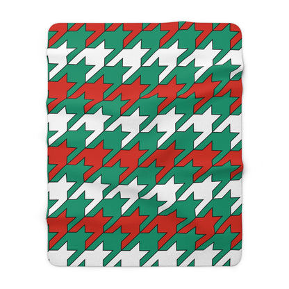 Bulgaria Retro Houndstooth Blanket Throw