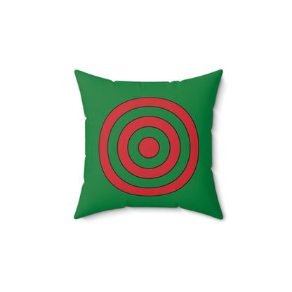 Turkmenistan Retro Target Cushion Pillow