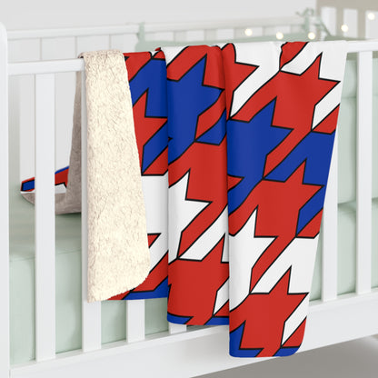 Chile Retro Houndstooth Blanket Throw