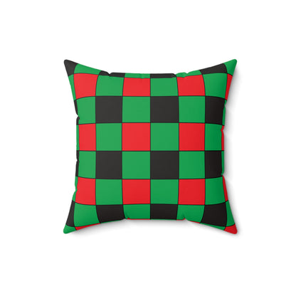 Martinique Retro Check Cushion Pillow