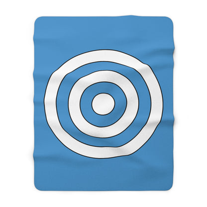 Guatemala Retro Target Blanket Throw
