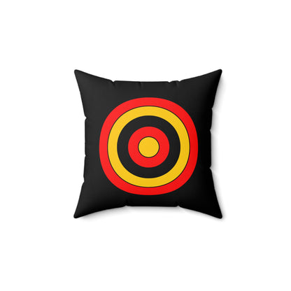 Papua New Guinea Retro Target Cushion Pillow