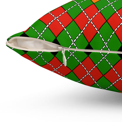 Zambia Retro Argyle Cushion Pillow