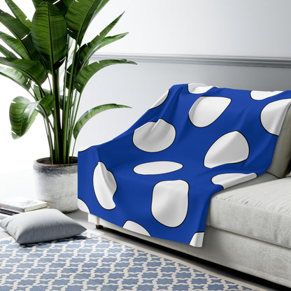 El Salvador Retro Polka Dots Blanket Throw