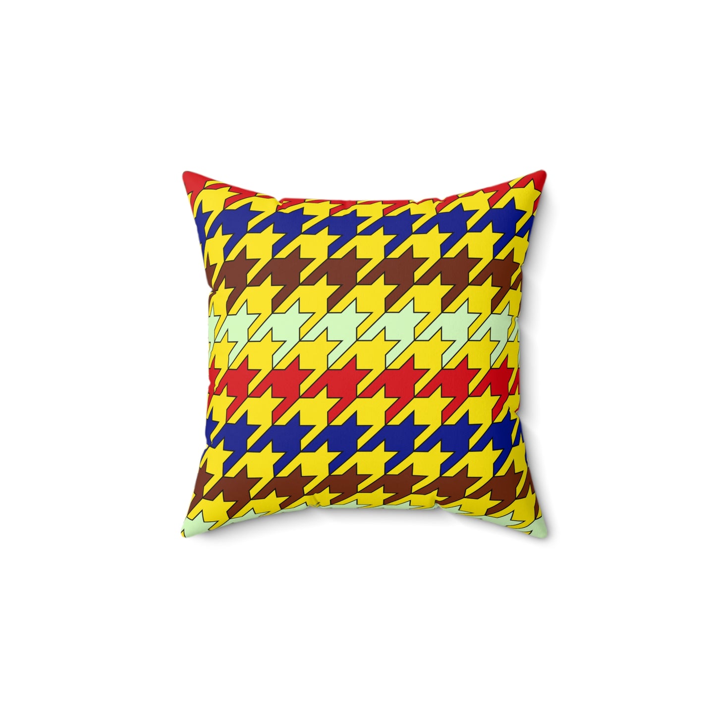 Ecuador Retro Houndstooth Cushion Pillow