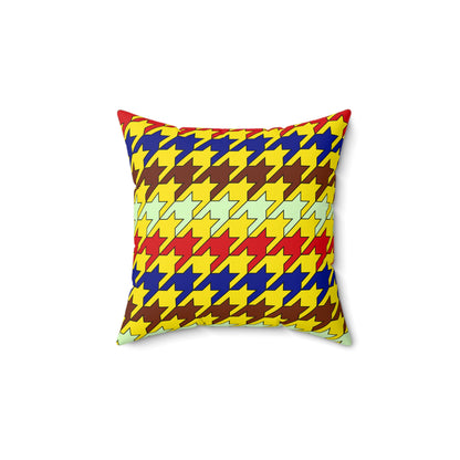 Ecuador Retro Houndstooth Cushion Pillow