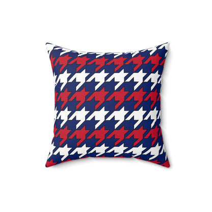 Ascension Island Retro Houndstooth Cushion Pillow