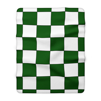 Pakistan Retro Check Blanket Throw