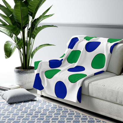 Lesotho Retro Polka Dots Blanket Throw