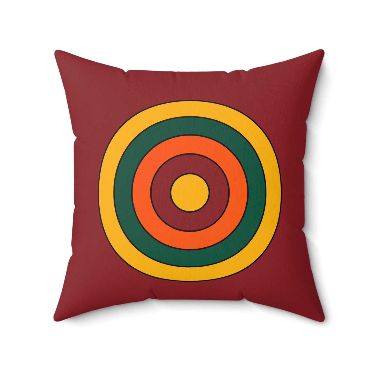 Sri Lanka Retro Target Cushion Pillow