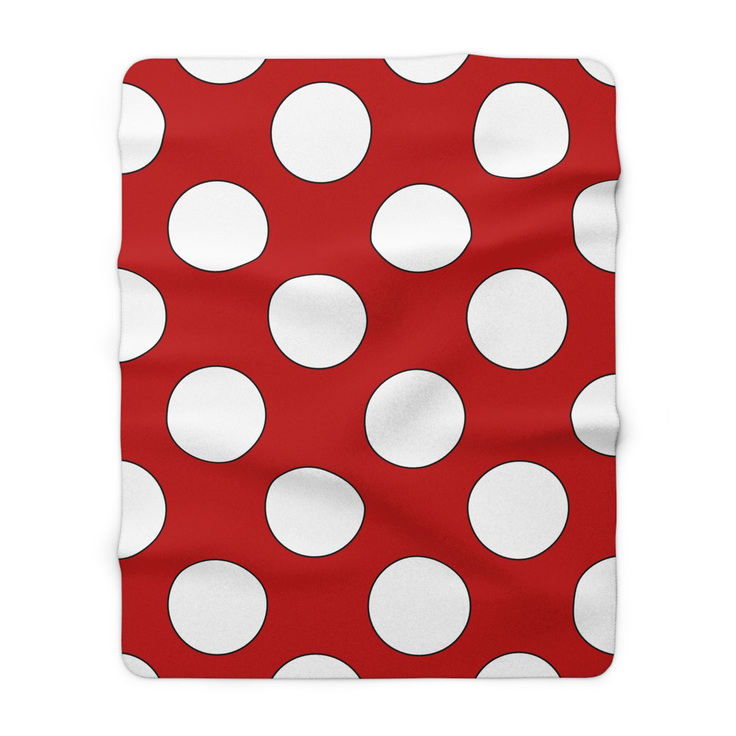 Tonga Retro Polka Dots Blanket Throw