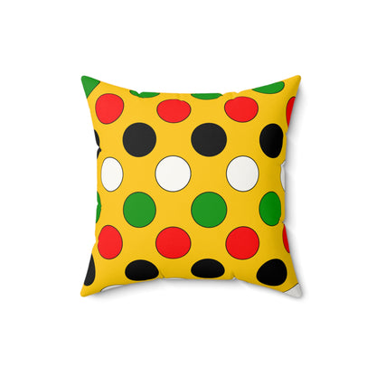 Mozambique Retro Polka Dots Cushion Pillow