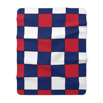 Anguilla Retro Check Blanket Throw