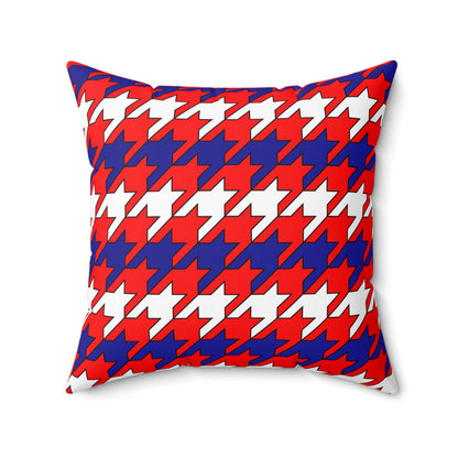 Croatia Retro Houndstooth Cushion Pillow