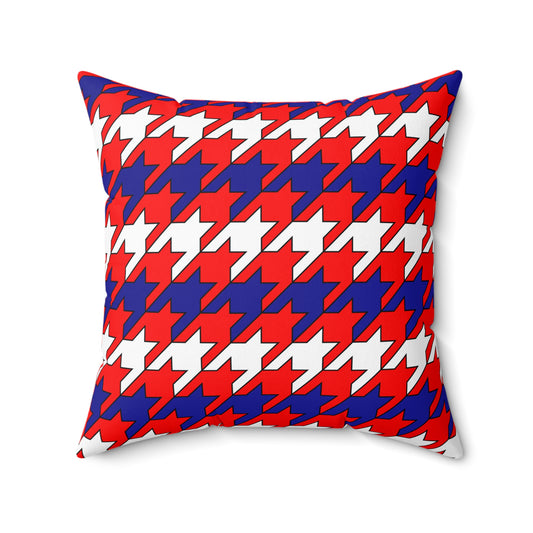 Croatia Retro Houndstooth Cushion Pillow
