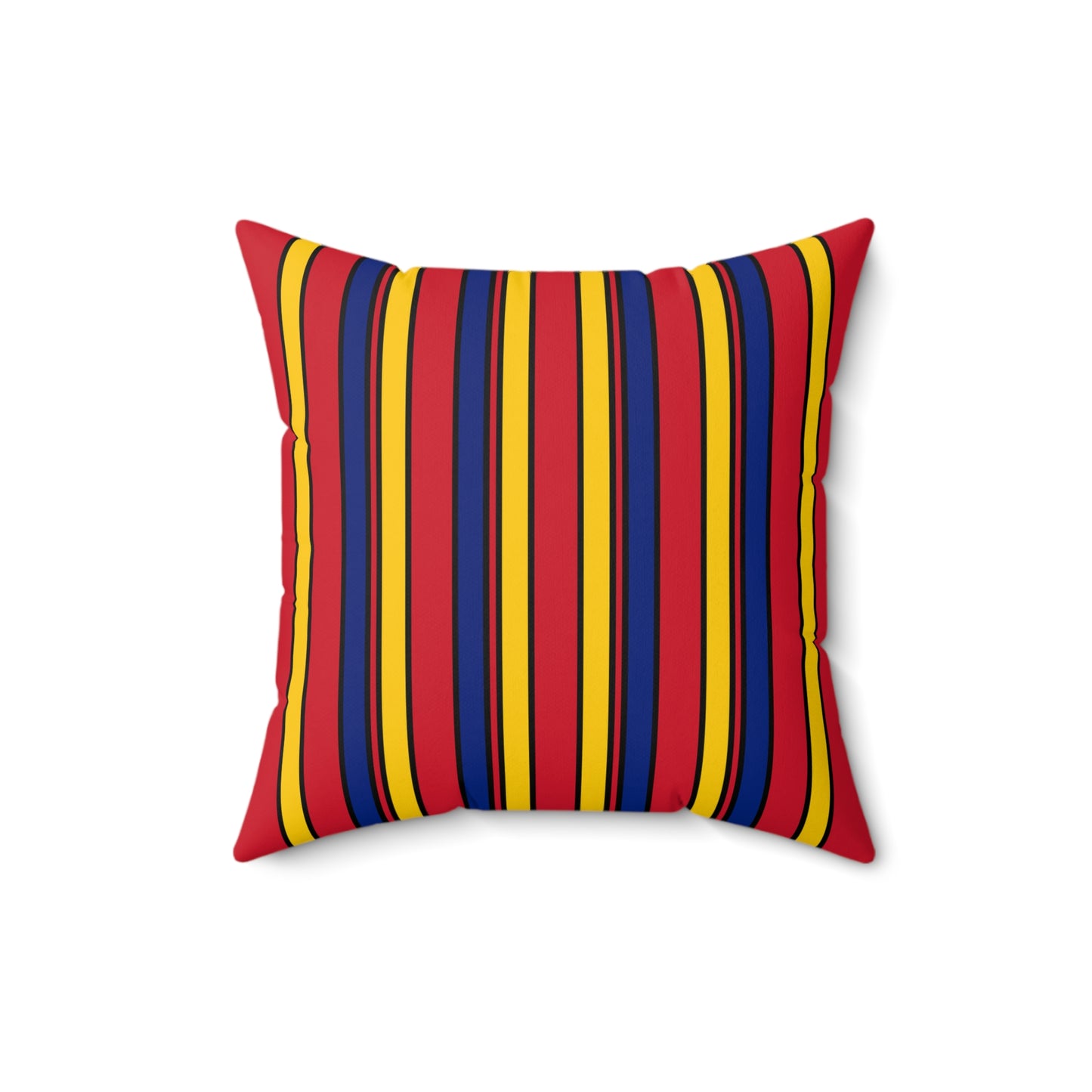 Venezuela Retro Stripes Cushion Pillow