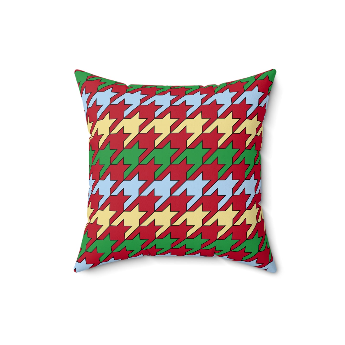 Eritrea Retro Houndstooth Cushion Pillow