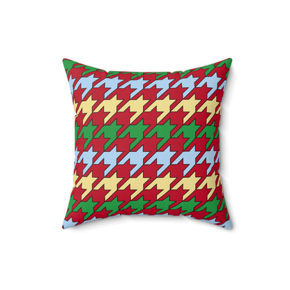 Eritrea Retro Houndstooth Cushion Pillow