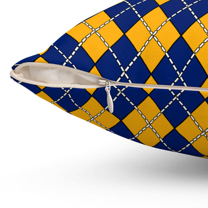 Nauru Retro Argyle Cushion Pillow