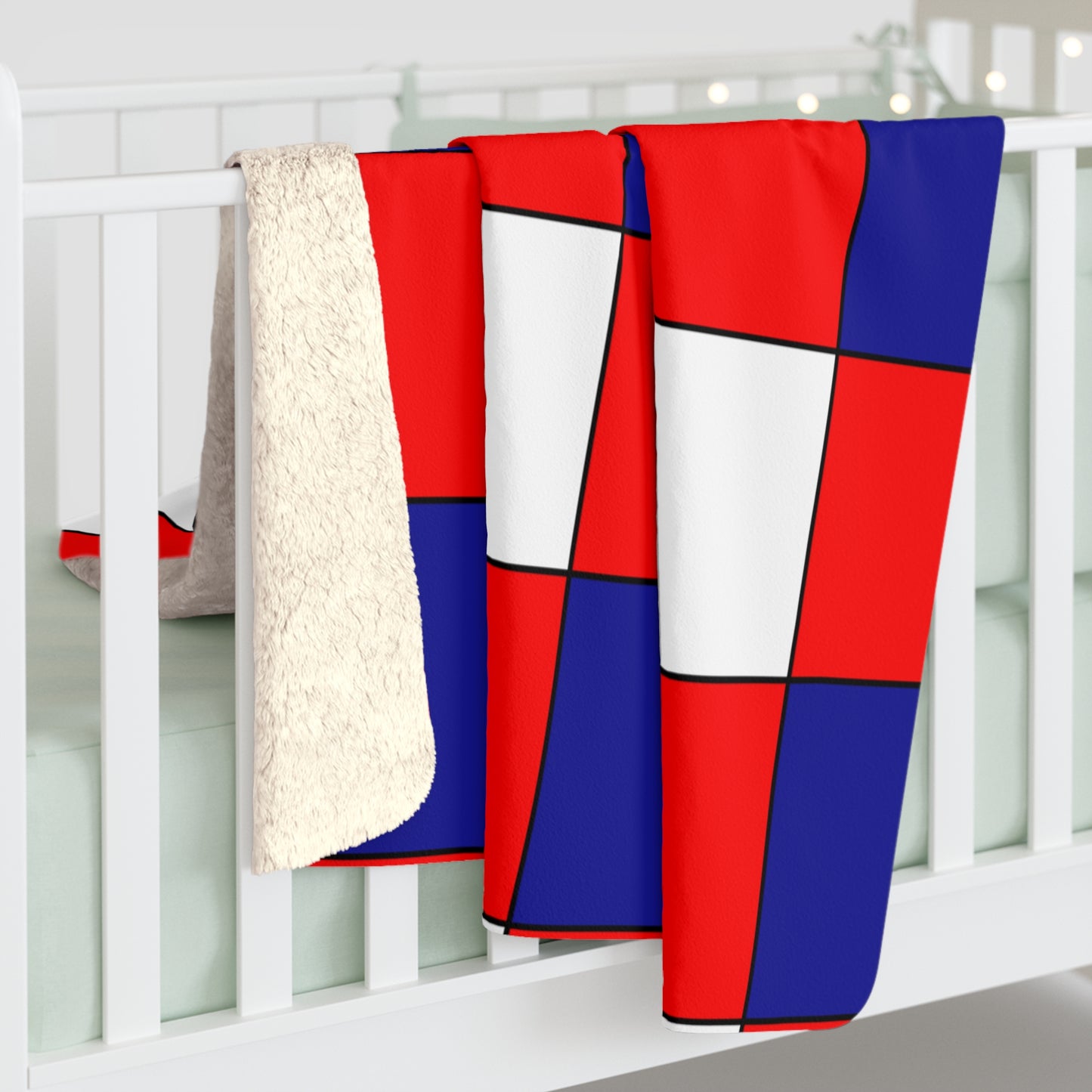 Croatia Retro Check Blanket Throw