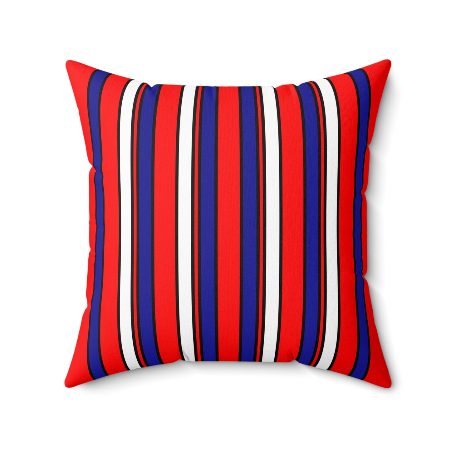 Croatia Retro Stripes Cushion Pillow