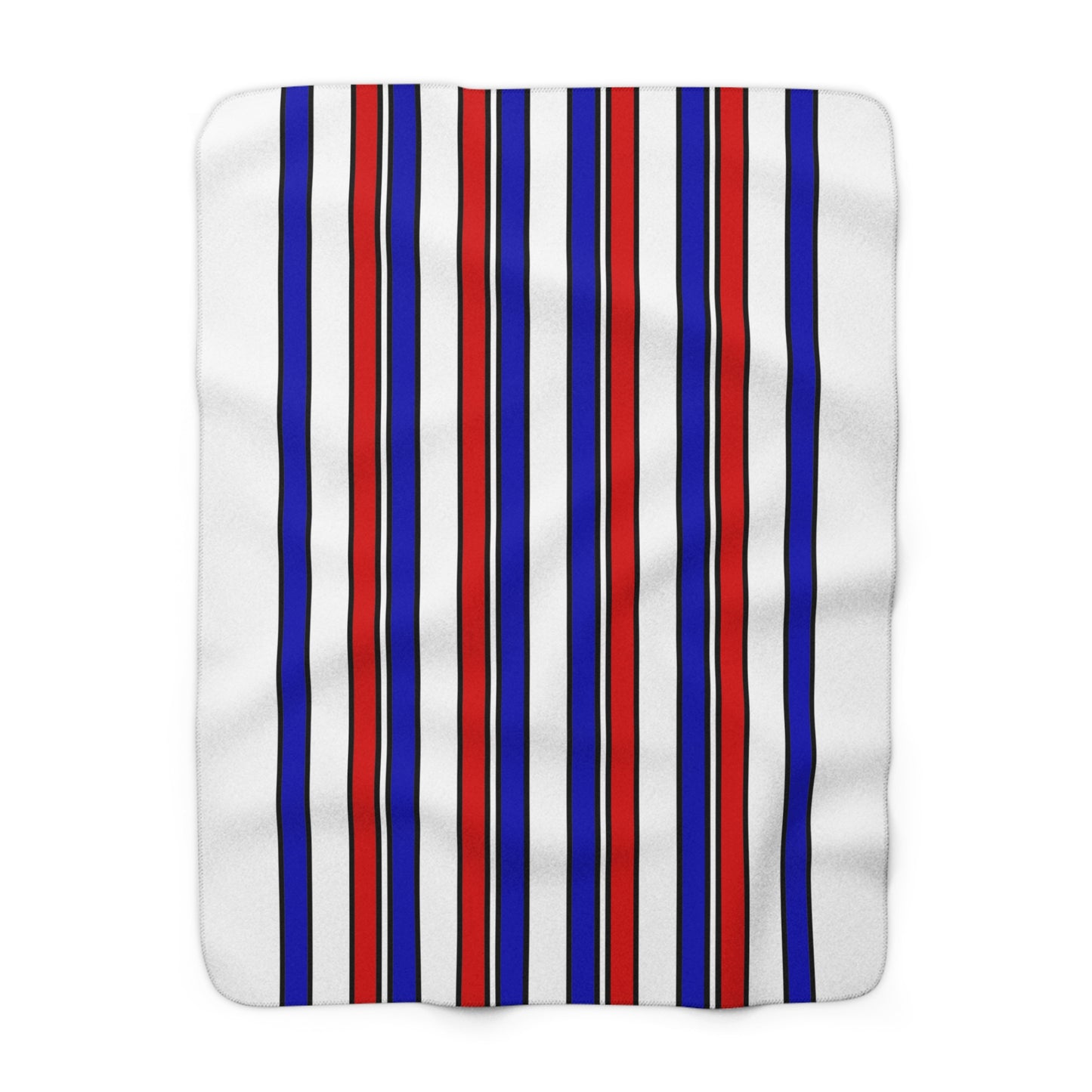 Costa Rica Retro Stripes Blanket Throw