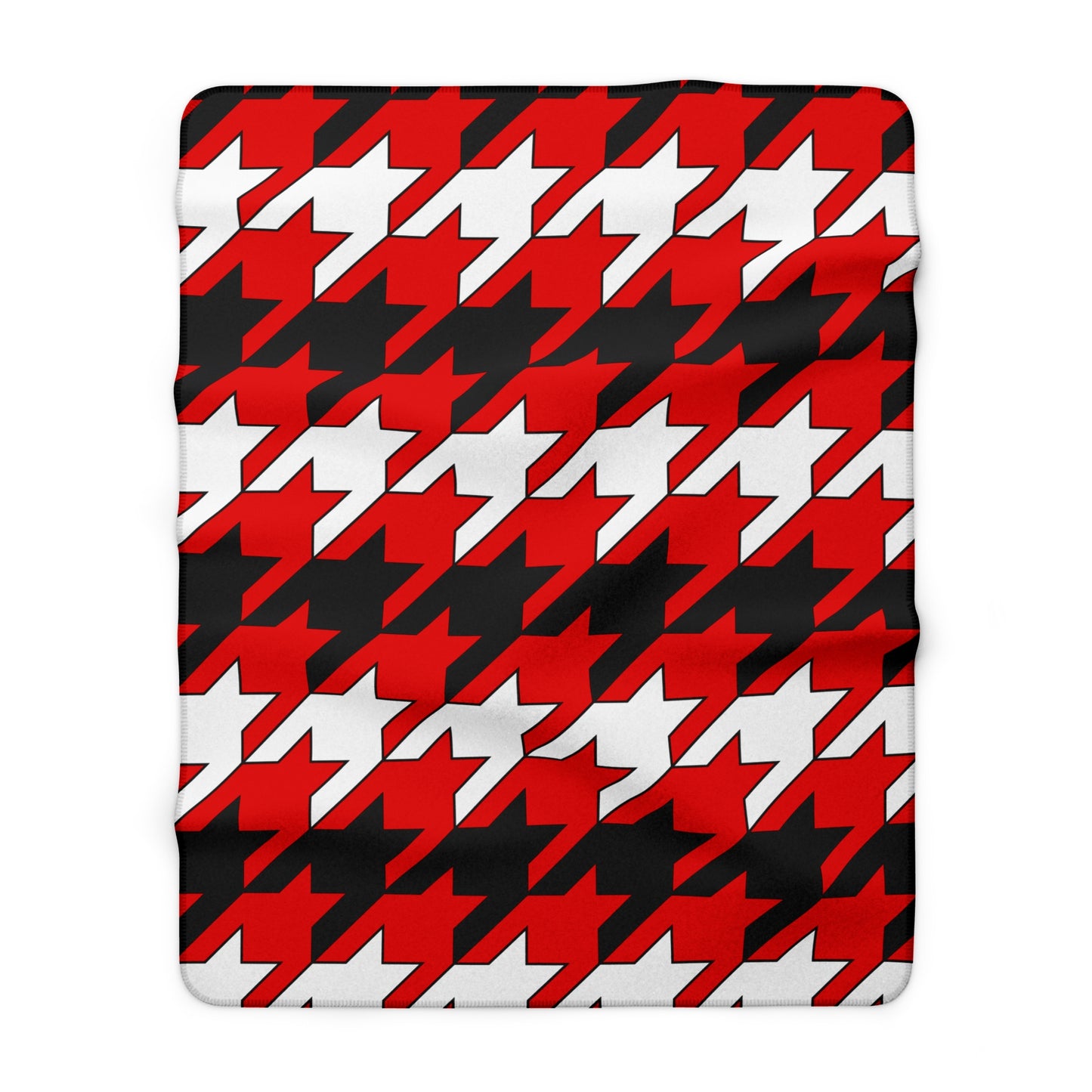 Trinidad And Tobago Retro Houndstooth Blanket Throw