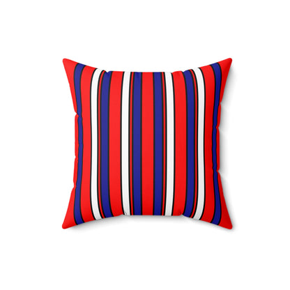 Croatia Retro Stripes Cushion Pillow
