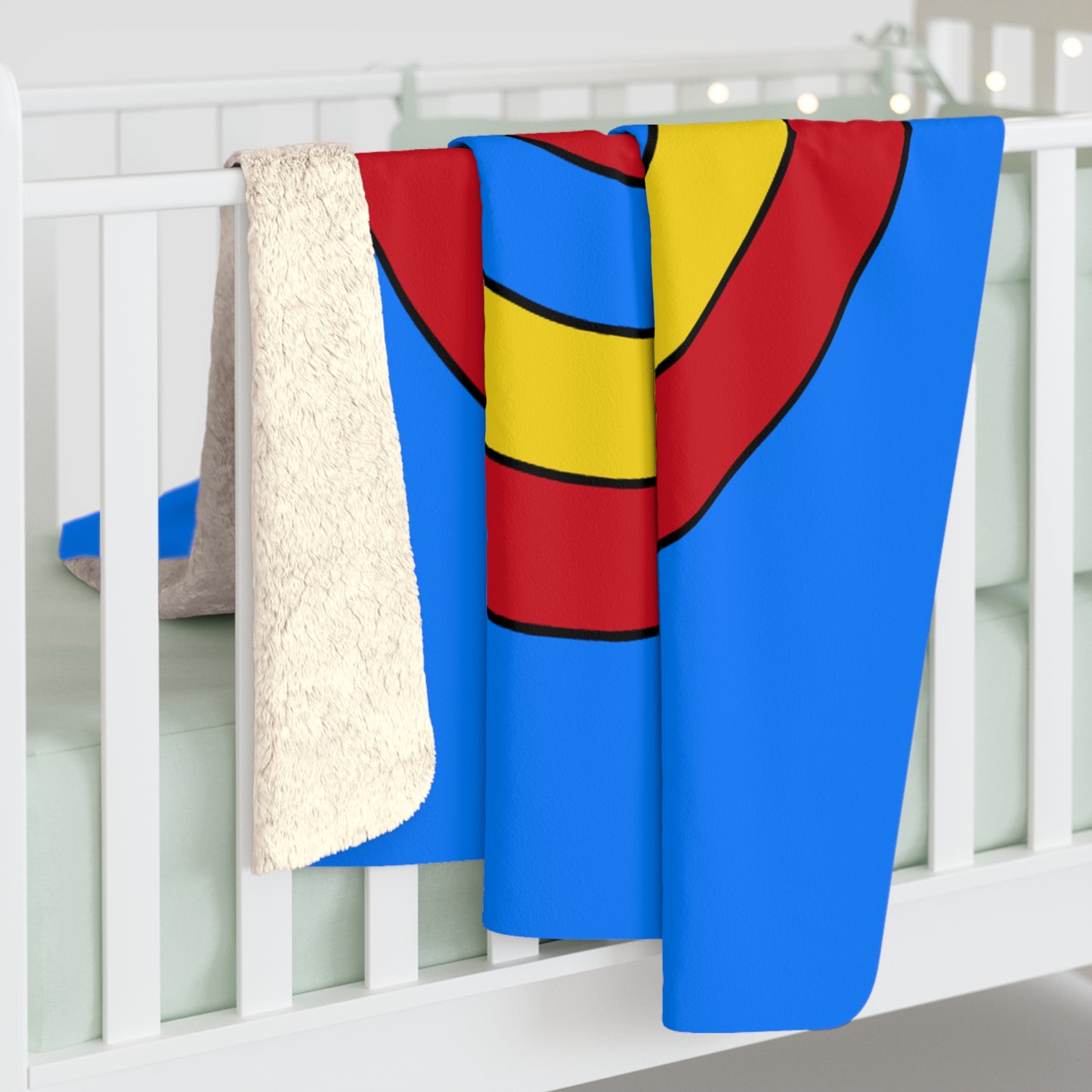 Democratic Republic of the Congo Retro Target Blanket Throw