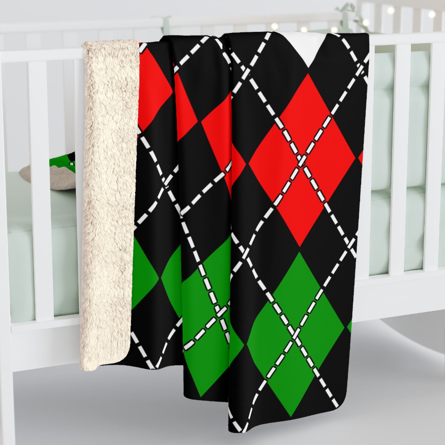 Sudan Retro Argyle Blanket Throw