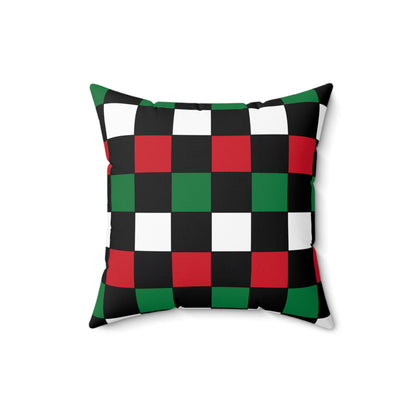 Syria Retro Check Cushion Pillow