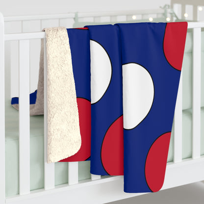 New Zealand Retro Polka Dots Blanket Throw