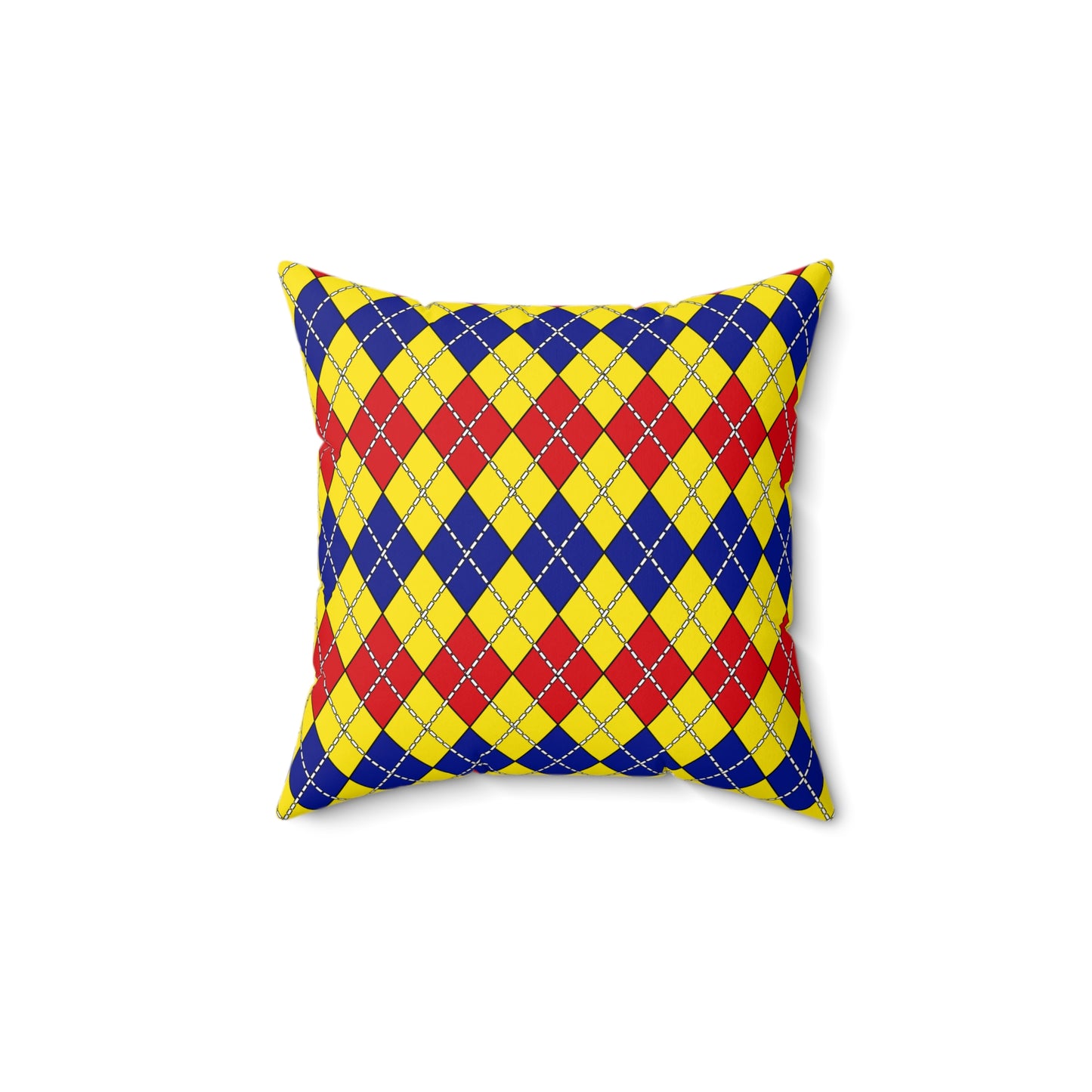 Colombia Retro Argyle Cushion Pillow