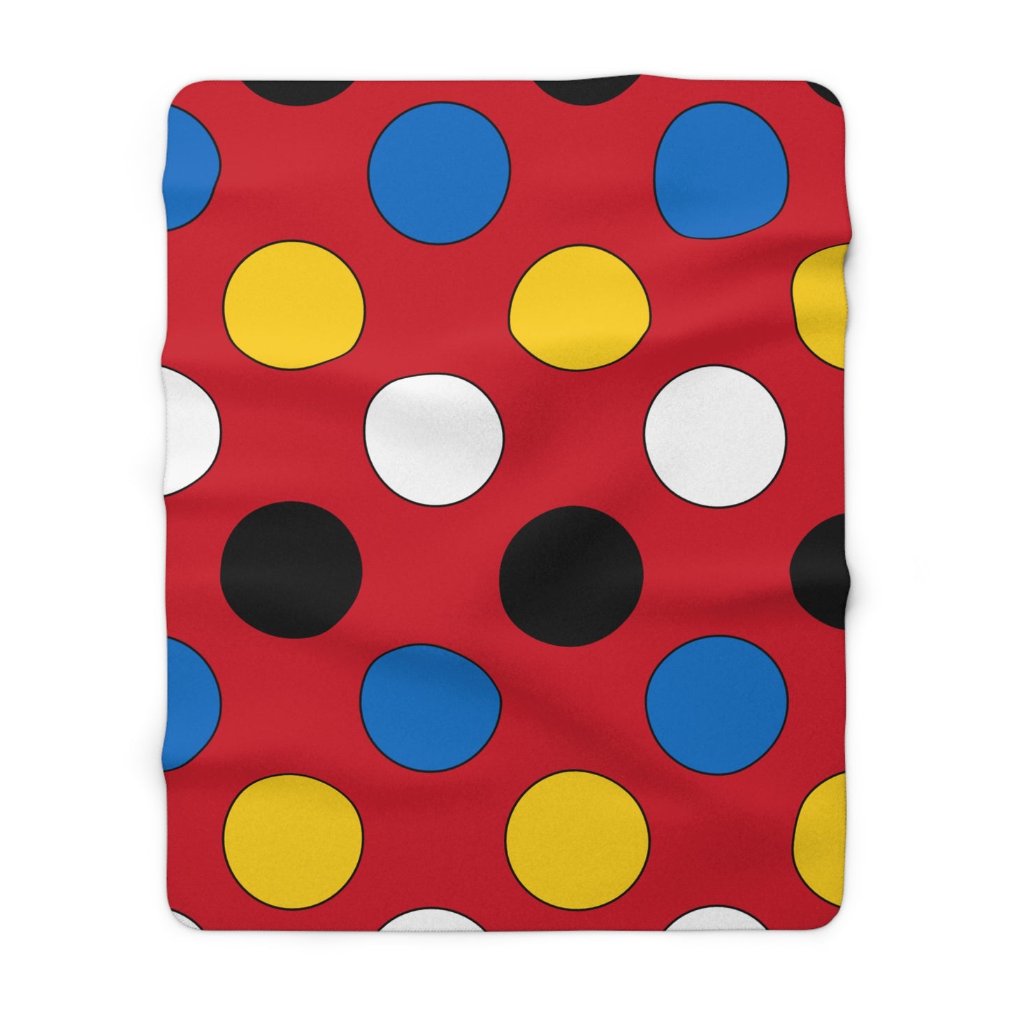 Antigua And Barbuda Retro Polka Dots Blanket Throw