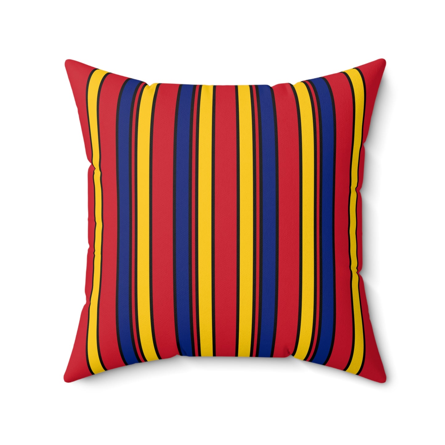 Venezuela Retro Stripes Cushion Pillow