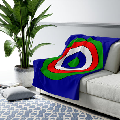 Gambia Retro Target Blanket Throw