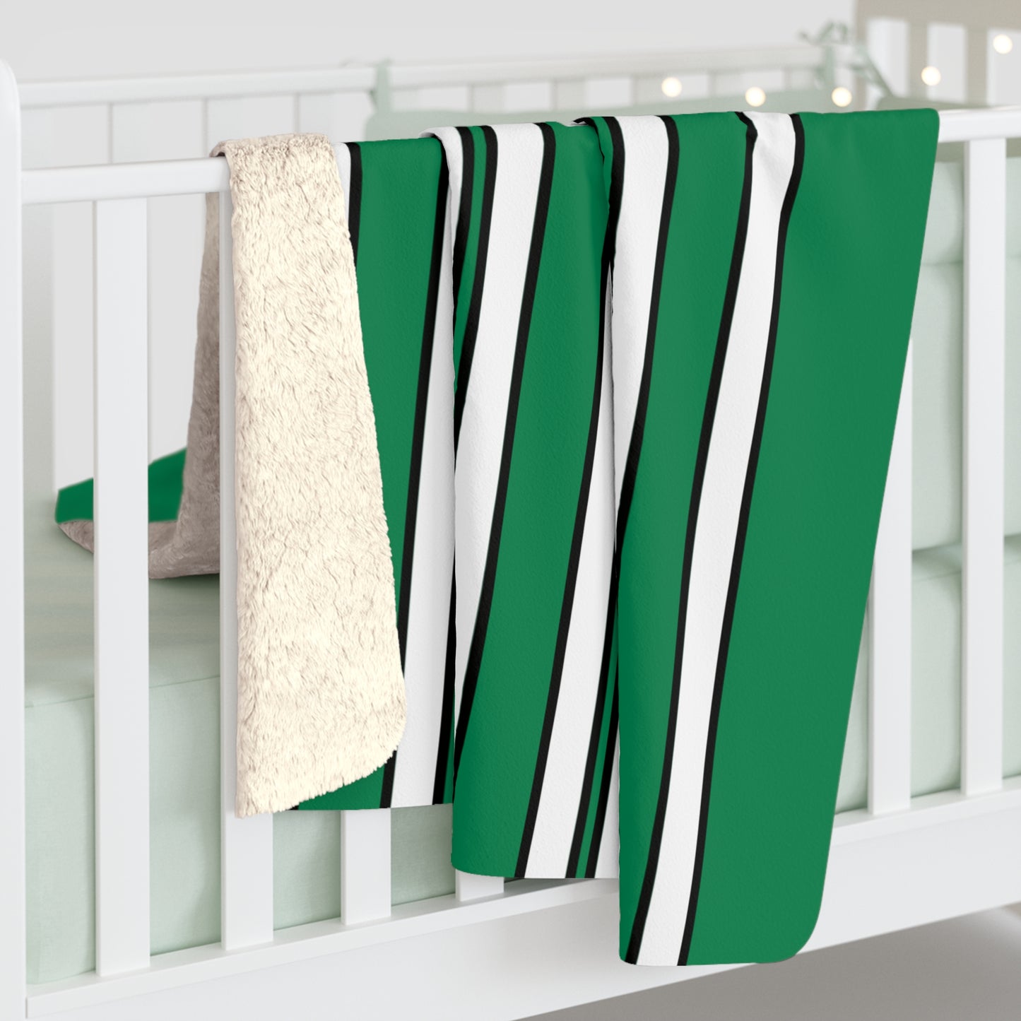 Nigeria Retro Stripes Blanket Throw