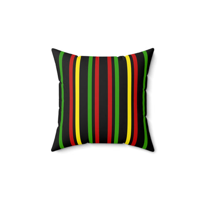 Saint Kitts And Nevis Retro Stripes Cushion Pillow