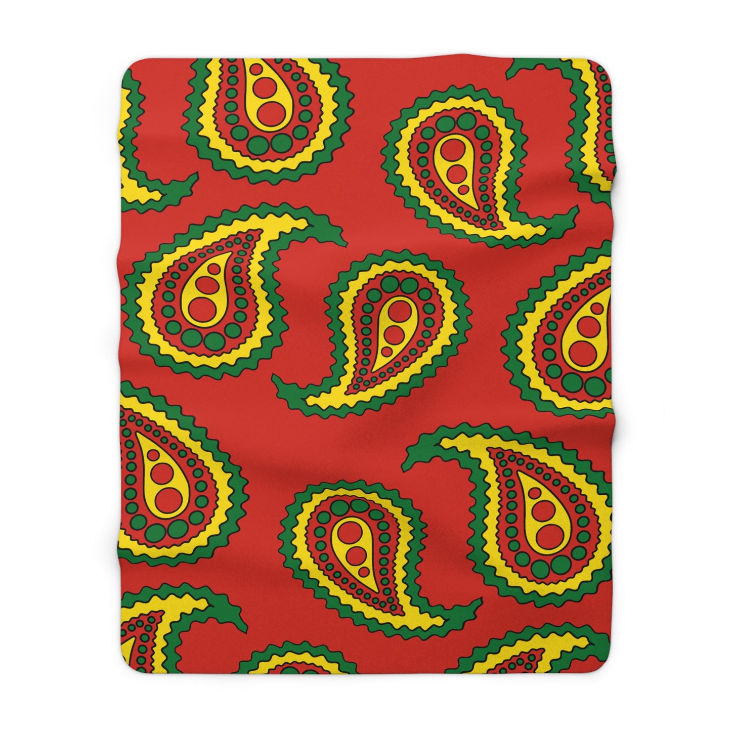 Bolivia Retro Paisley Blanket Throw