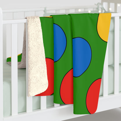 Ethiopia Retro Polka Dots Blanket Throw