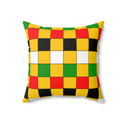 Mozambique Retro Check Cushion Pillow