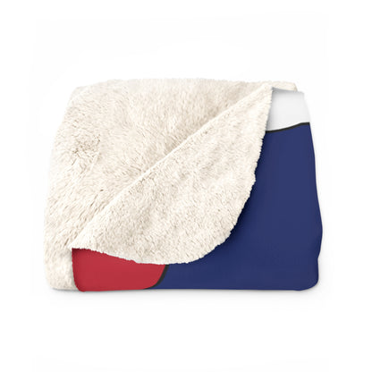 Falkland Islands Retro Polka Dots Blanket Throw