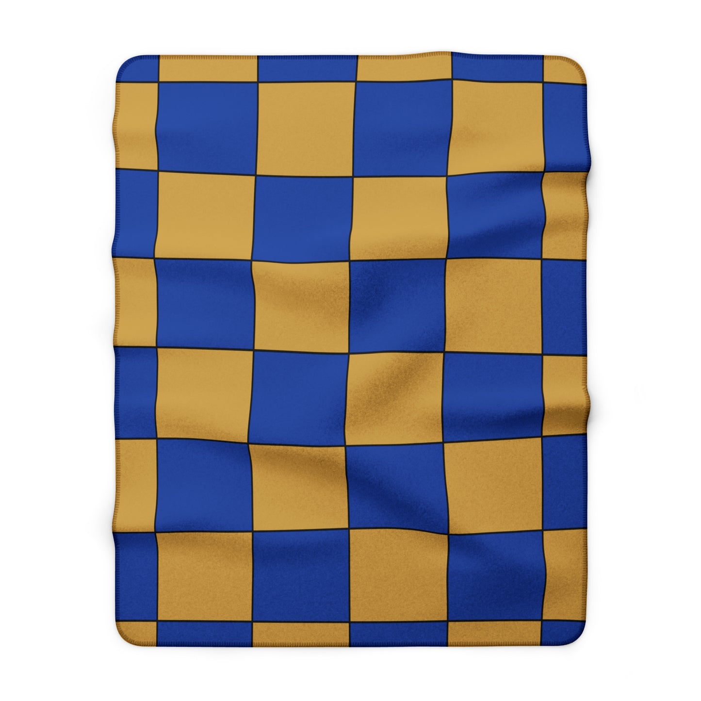 Kosovo Retro Check Blanket Throw