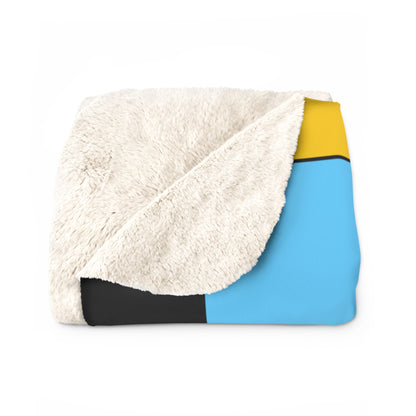 Saint Lucia Retro Check Blanket Throw