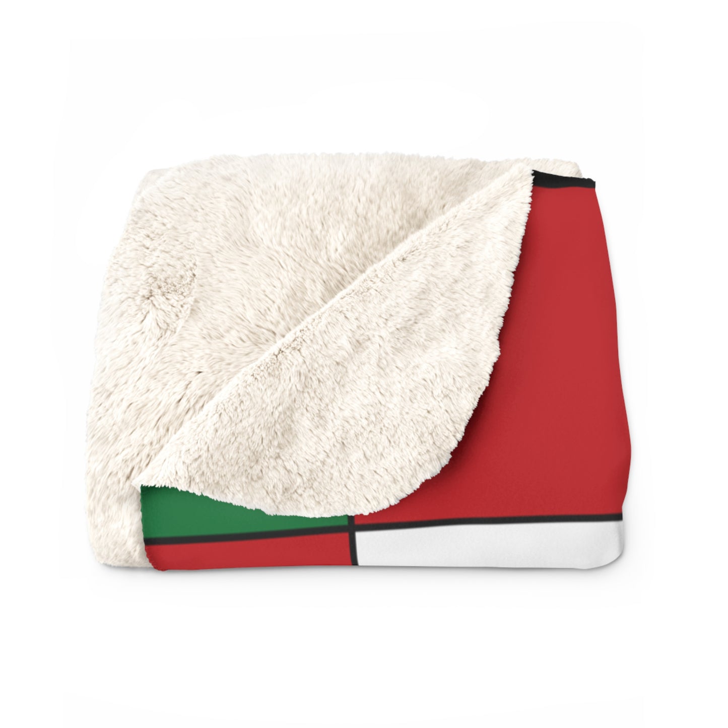 Western Sahara Retro Check Blanket Throw