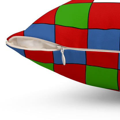 Namibia Retro Check Cushion Pillow