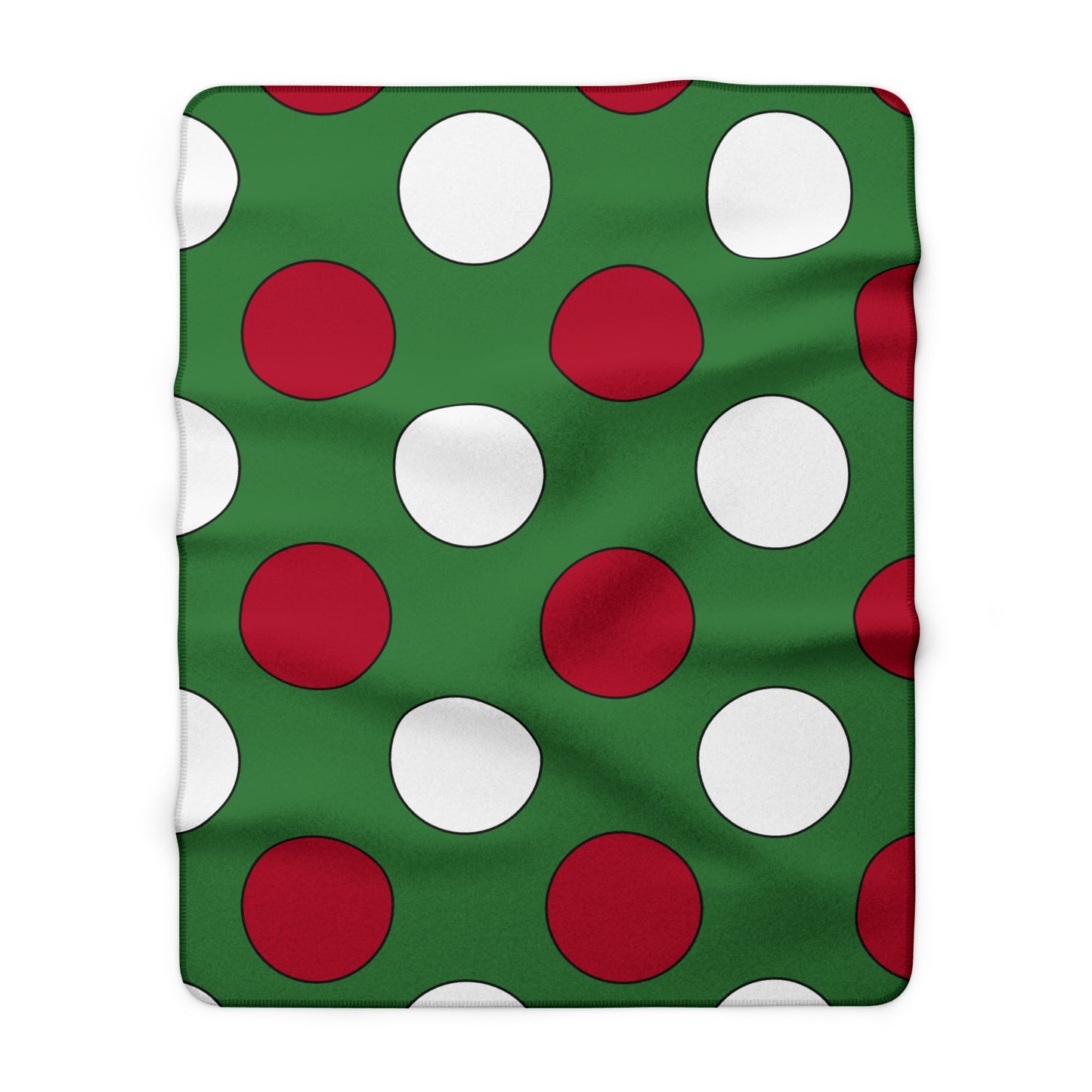 Suriname Retro Polka Dots Blanket Throw
