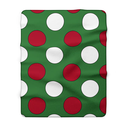 Suriname Retro Polka Dots Blanket Throw