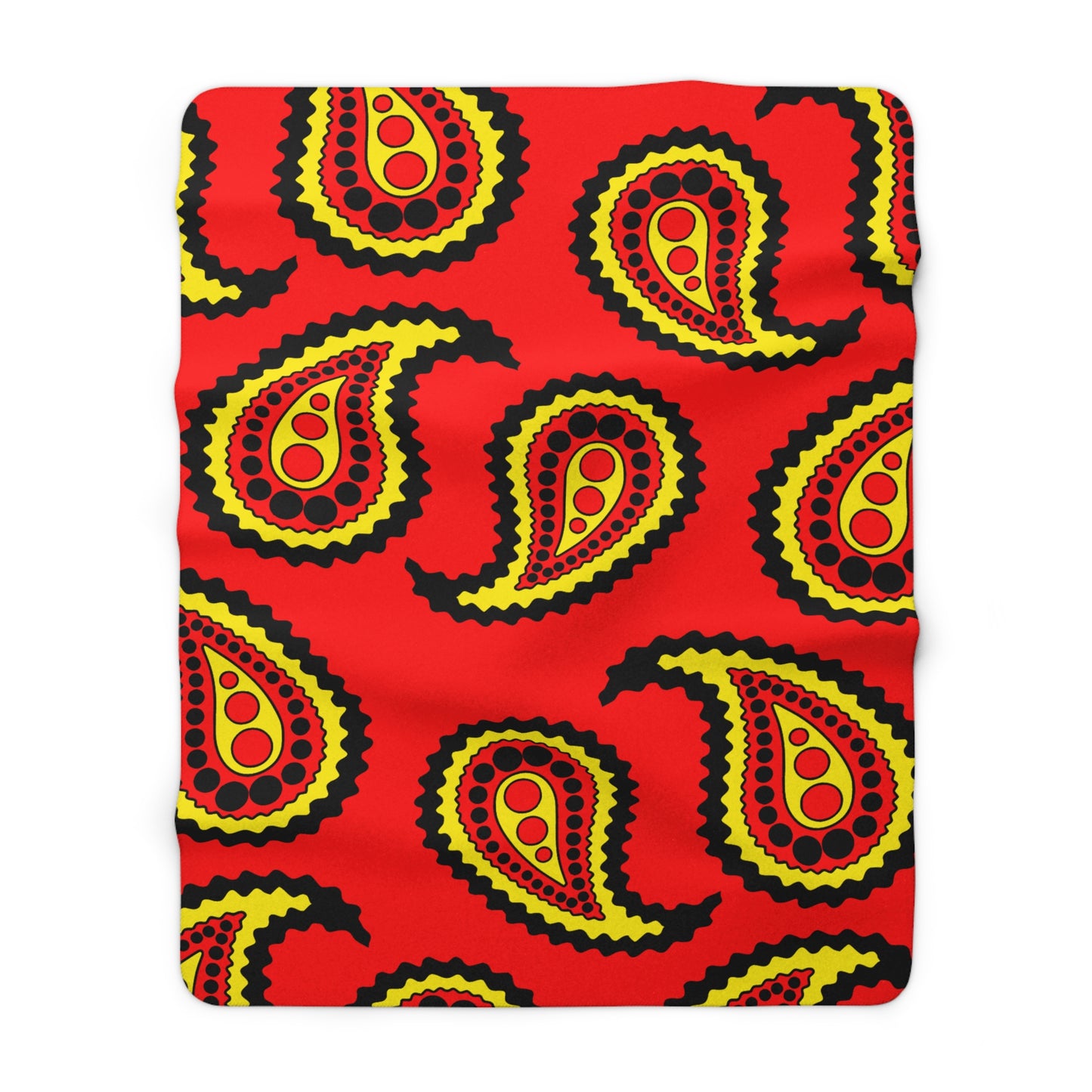 Angola Retro Paisley Blanket Throw